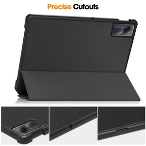 Funda para Tablet con Función de Activación/Suspensión Automática, Soporte Tríptico, Delgada y Ligera, de Cuero PU con Parte Trasera Rígida para Xiaomi Redmi Pad SE 11 Pulgadas 2023 - Product Image 3