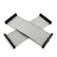 YZlink Personnalisé 10 Broches Micro-match Ruban 6-100P Écran LED IDC FC Gris Câble Fabricants