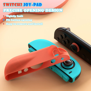 Silicone <b>Case</b> For Nintendo <b>Switch</b> Controllers Protective Cover Blue Red Orange Color Options - Product Image 4
