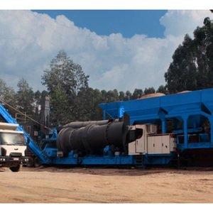100 t/h tipo móvil planta de asfalto de mezcla en frío caliente máquina mezcladora de asfalto planta dosificadora de Mezcla de Tambor de asfalto - Product Image 5