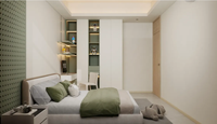Armoire de chambre d'enfant avec bureau, mobilier moderne pour chambre d'enfant