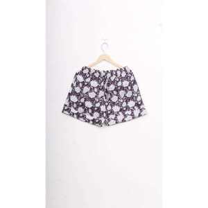 Conjunto de Pijama de 2 Piezas para Mujer, 100% Algodón Satinado, Estampado a Mano, Transpirable, Casual de Otoño, Manga Corta, Cintura Elástica - Product Image 6