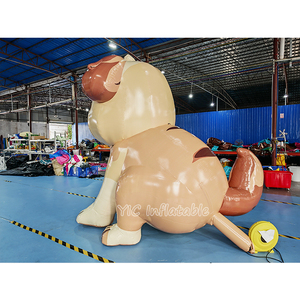 Mascotte <span class=keywords><strong>de</strong></span> chien gonflable commerciale pour la décoration d'événements, design portable, <span class=keywords><strong>prix</strong></span> d'usine - Product Image 6