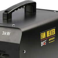 Calentador Eléctrico Portátil de Acero Inoxidable de 3000W y 220V con Elemento Calefactor para Habitaciones