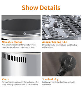 Crêpière à gaz multifonction Commercial Non Stick Pancake Pan Cake <span class=keywords><strong>Crepe</strong></span> Maker - Product Image 3