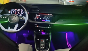 Ban đầu 1:1 khuôn Radium phong cách cầu vồng giao hưởng năng động môi trường xung quanh ánh sáng cho Audi A3 (2021-2024) - Product Image 4