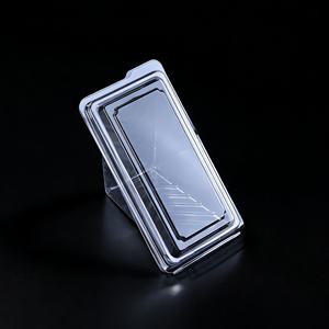 Groothandel Sandwich Driehoekige <span class=keywords><strong>Cake</strong></span> Blisterverpakking Wegwerpbaar Recycleerbaar Afhaal Transparante <span class=keywords><strong>Plastic</strong></span> PET Voedselcontainers Met Embossing - Product Image 3