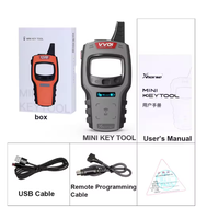 Analyseur de moteur VVDI MINI Key Tool, génération de transpondeurs, clonage de télécommandes, testeur de fréquence pour véhicules essence 12V
