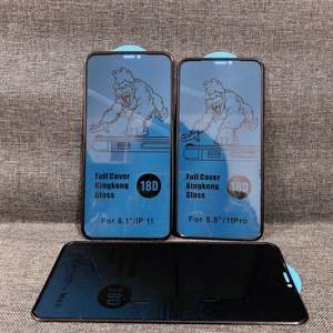 Film de protection d'écran en verre trempé 9H 18D avec membrane airbag anti-espion de haute qualité 2023 pour iPhone XS 11 13 12 14 Pro Max - Product Image 3