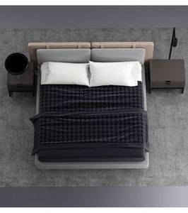 Italian Style Double Modern Designer Leather <b>Bed</b> <b>Frame</b> Durable Custom King/<b>Queen</b> <b>Size</b> Hotel Bedroom Living Room Furniture - Product Image 6