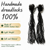 Extensions de micro-locs en cheveux humains de 0,1 cm, inspirées des Sisterlocks, dreadlocks prêtes à l'emploi pour usage en salon – Vente en gros