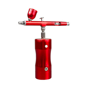 Aerógrafo Portátil Recargable, Kit de Bomba de Aire Eléctrica, Alimentación por Gravedad, Velocidad Ajustable, para Pintura Artística y Modelismo, Alimentación por USB - Product Image 4