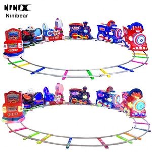 Nuevo tren eléctrico cuadrado para niños, juguete de pista grande, equipo de entretenimiento, máquina de juego de tren pequeño para niños - Product Image 2