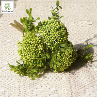 Plantes artificielles succulentes en plastique, branches de fraises artificielles, toucher réaliste pour Bouquet de mariage, décoration de Table, salon, offre spéciale,