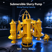 Pompe à gravier submersible robuste avec agitateur, en alliage de chrome haute résistance pour le dragage de sable de rivière