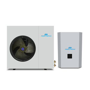 Pompe à chaleur air-eau DC split à haute efficacité avec échangeur de chaleur en titane pour chauffage domestique contrôlé par application - Product Image 2