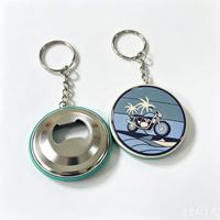 Badge bouton décapsuleur en métal de 58 mm avec impression de logo personnalisée de qualité