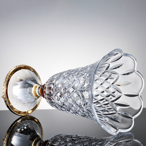 <span class=keywords><strong>Vase</strong></span> en verre <span class=keywords><strong>de</strong></span> <span class=keywords><strong>cristal</strong></span> à grande bouche, moderne, haut <span class=keywords><strong>de</strong></span> gamme, antique, clair, <span class=keywords><strong>de</strong></span> forme unique - Product Image 5