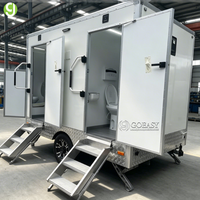 Toilettes portables Goeasy, norme européenne, pour camping en plein air, mobiles, écologiques, durables, en panneaux sandwich, sanitaires de luxe
