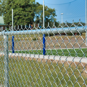 Malla de Alambre Galvanizada Recubierta de PVC para Cercas de Eslabones, Utilizada para Campos de Béisbol, Control de Multitudes, Modelado 3D de Naturaleza Incluido - Product Image 3