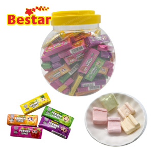 BESTAR Caramelos de Frutas Cuadrados Suaves y Masticables al <span class=keywords><strong>por</strong></span> <span class=keywords><strong>Mayor</strong></span> en Tarro, Caramelos Suaves con Sabor a Frutas Chinas, Deliciosos y Coloridos, Snack de Caramelos Masticables - Product Image 1