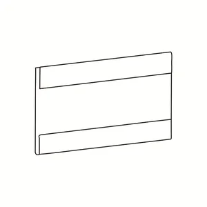 Supermarkt Plank Plastic Prijs Data Strip Etiket Houders Tag Houders Houder Teken Houder Met Plakband