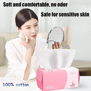 Disposable <strong>Face</strong> Towel 100 Count for Washing Soft Cotton Dry Wipes Facial <strong>Cloths</strong> Towelettes for Washing and Drying - Product Image 6