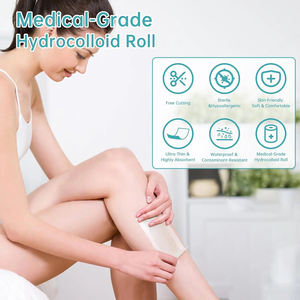 แผ่นไฮโดรคอลลอยด์แบบม้วนสำหรับดูแลบาดแผล - กันน้ำ ซึมซับได้ดีเยี่ยม ตัดขนาดได้ ใช้สำหรับปฐมพยาบาลและพลาสเตอร์ปิดแผล - Product Image 3