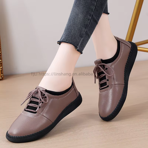 Spring Summer <b>for</b> Women Versatile Mother's <b>Shoes</b> Middle-Aged <b>Elderly</b> Soft-Soled Soft-Surface Women's Casual <b>Shoes</b> - Product Image 3