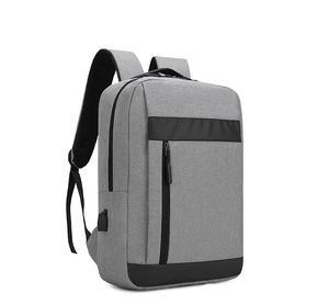 Factory Wholesale Custom USB Laptop <b>Backpack</b> <b>Waterproof</b> with Nylon Lining Zipper Closure for Business Man and Woman - Product Image 1