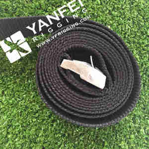 25mm 250kg Đen cam khóa dây đai Ratchet Tie xuống dây đai, tải hạn chế dây đeo, cam khóa dây đai - Product Image 4