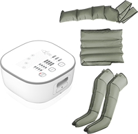 Bottes de massage à pression d'air avec écran tactile LCD, ensemble complet pour les bras, la taille et les jambes, pour la circulation sanguine et le soulagement de la douleur