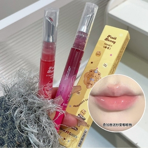 ピンキーフォーカス 長時間持続する栄養保湿フルーツフレーバー ノンスティッキー リップオイルティント ブライトリッププランパー グロスセラム - Product Image 3