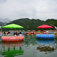 Bateau de loisirs pour parc, donuts, barbecue, populaire