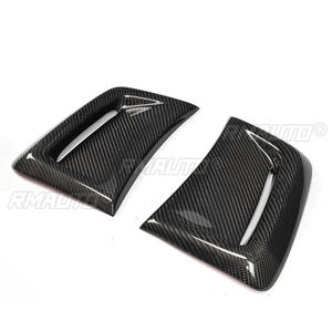 1 Par de Cubiertas Decorativas de Fibra de Carbono para Ventilación Lateral de Coche, Adhesivo para Ventilación Lateral para Benz W204 C63 AMG 2012-2014 - Product Image 6