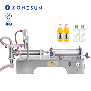 ZONESUN ZS-YT1 <span class=keywords><strong>Piston</strong></span> Pneumatique Remplisseur Liquide Shampooing Gel Eau Vin Vinaigre <span class=keywords><strong>à</strong></span> L'huile De <span class=keywords><strong>Café</strong></span> Boisson <span class=keywords><strong>Machine</strong></span> de Remplissage De Détergent - Product Image 1