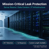 Système de surveillance des fuites HVAC à câble spiralé écologique, réutilisable, à réinitialisation rapide et réponse rapide, certifié CE FCC RoHS