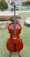China OEM High Quality Wholesale Professional 4/4 Handmade Solid Wood Cello with Maple Neck
