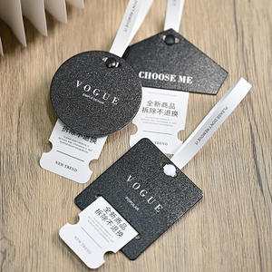 Producto al por mayor de fábrica, etiqueta colgante redonda, imprime el nombre de tu banda con cuerda, etiqueta de juguetes, etiqueta colgante de ropa para ropa - Product Image 3