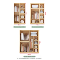 Garde-robe moderne personnalisée pour enfants Garde-robe design almirah Garde-robe organisateur de vêtements Armoire chambre Armoires en bois