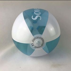 Pelota de Playa Promocional de PVC, No Tóxica, Ecológica, Ligera, Resistente a Desgarros, Inflable Rápido, con Impresión Personalizada, para Playa, Piscina, Fiestas de Verano - Product Image 3