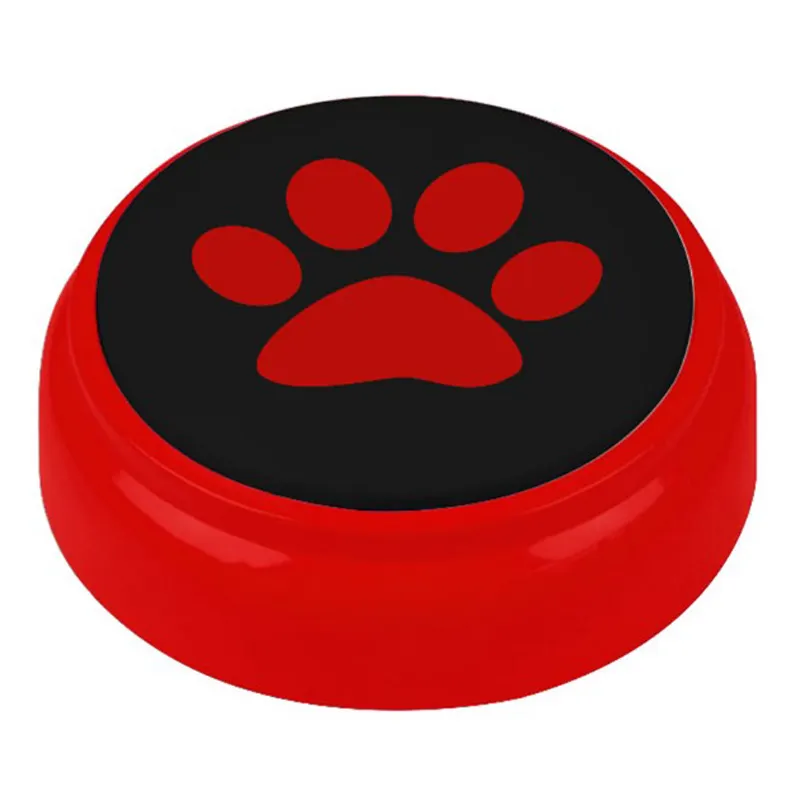 Bouton enregistreur réglable pour chien, Buzzer de réponse pour animaux, accessoire d'entraînement