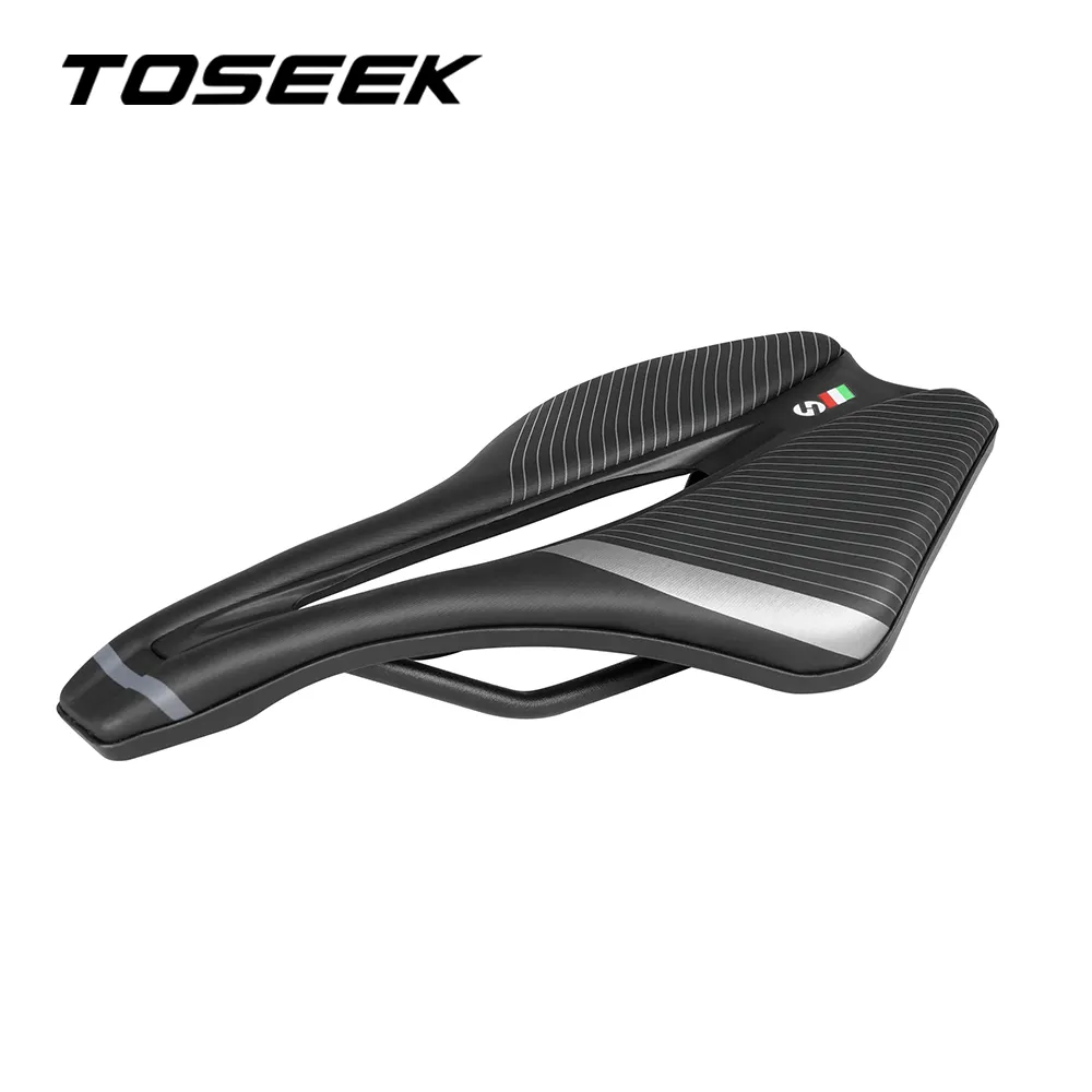 TOSEEK Pro143卸売自転車サドルロードMtbバイクサドルシートジェル折りたたみ自転車バイクシートマウンテン用