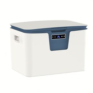 PoeticExist 12V/24V Portable Car Refrigerator Freezer, Compressor Cooling <b>Box</b>, Quick Freeze Perfect for <b>Camping</b> & Travel - Product Image 1