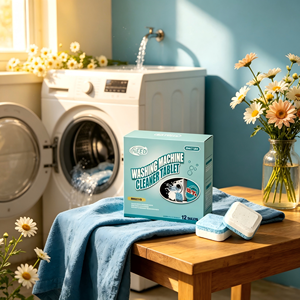 Nettoyant sûr pour cuve de <span class=keywords><strong>machine</strong></span> <span class=keywords><strong>à</strong></span> <span class=keywords><strong>laver</strong></span> domestique, élimine les dépôts minéraux et les mauvaises odeurs, pour lave-linge entièrement automatique - Product Image 1