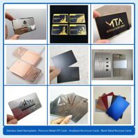 Cartes de visite en métal NFC avec impression en acier et gravure sculptée - Thème floral, durables et écologiques