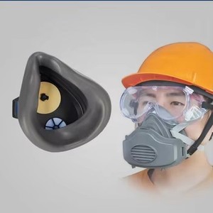Máscara de Gas Reutilizable de Media Cara 3200, Respirador Protector <span class=keywords><strong>para</strong></span> Pintura en Aerosol <span class=keywords><strong>con</strong></span> Filtros - Product Image 6