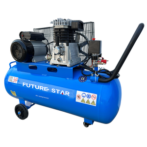 Ý thiết kế 2.2kw vành đai-driven Máy nén khí 3HP 100L 8bar 115psi 250L/min xách tay 2065 động cơ đồng và điều chỉnh không khí - Product Image 5