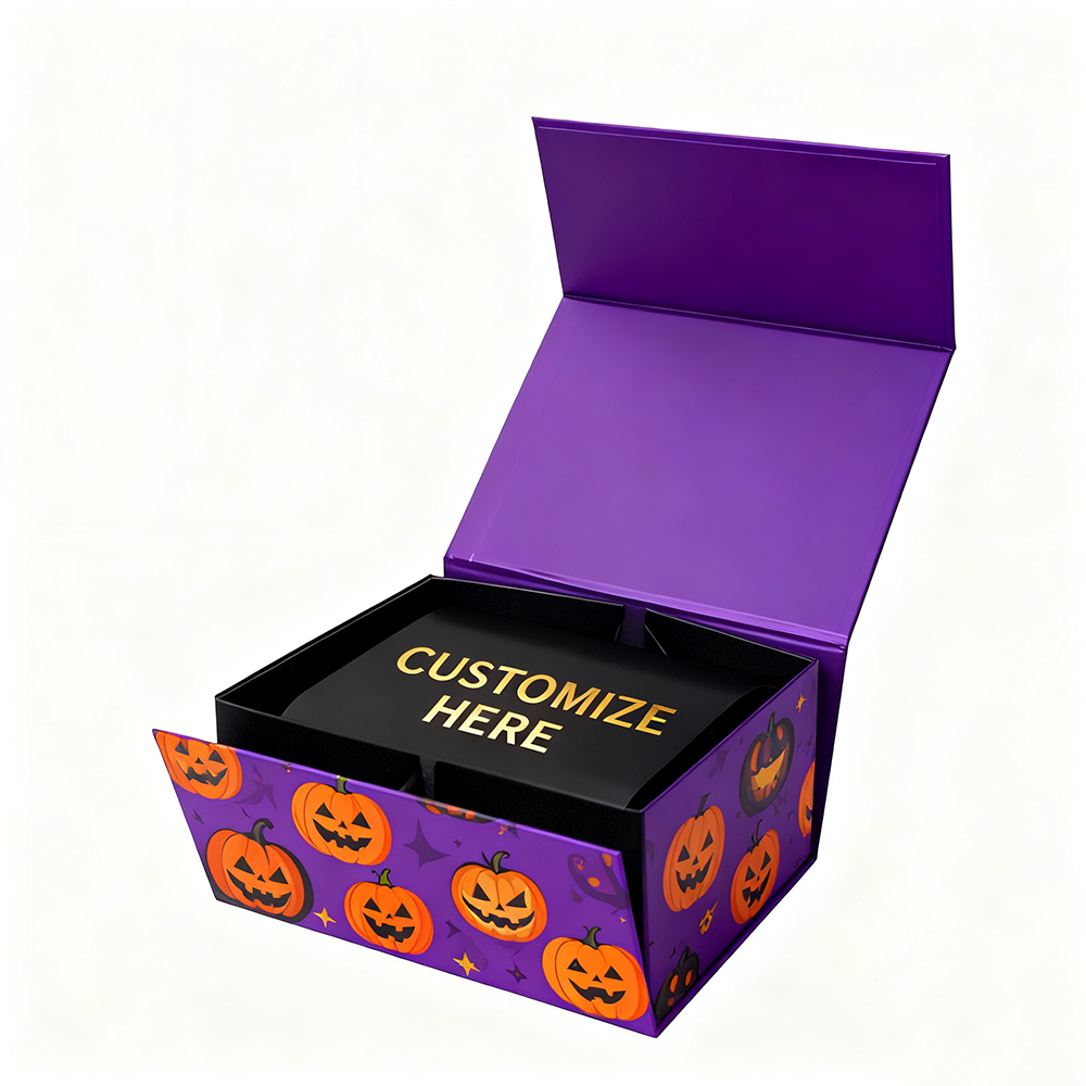 High-end Rigid Cosmetic Packaging Gift Box | Customized Luxury Paper Box with UV Coating