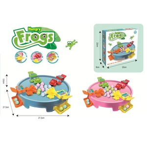 Rana comiendo frijol juego educativo de escritorio para niños interacción entre padres e hijos juguete de regalo de plástico de doble batalla - Product Image 5